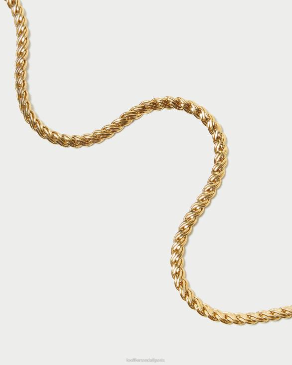 femmes Loeffler Randall or collier chaîne à cadenas allegra accessoires 8HL8409