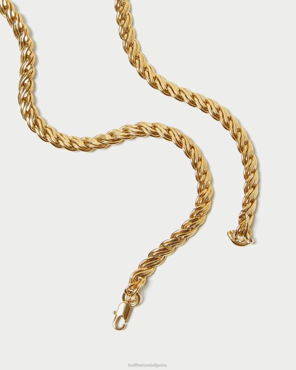 femmes Loeffler Randall or collier chaîne à cadenas allegra accessoires 8HL8409