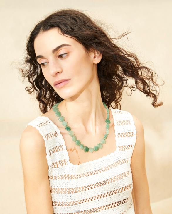 femmes Loeffler Randall sage collier de perles florales mina accessoires 8HL8412