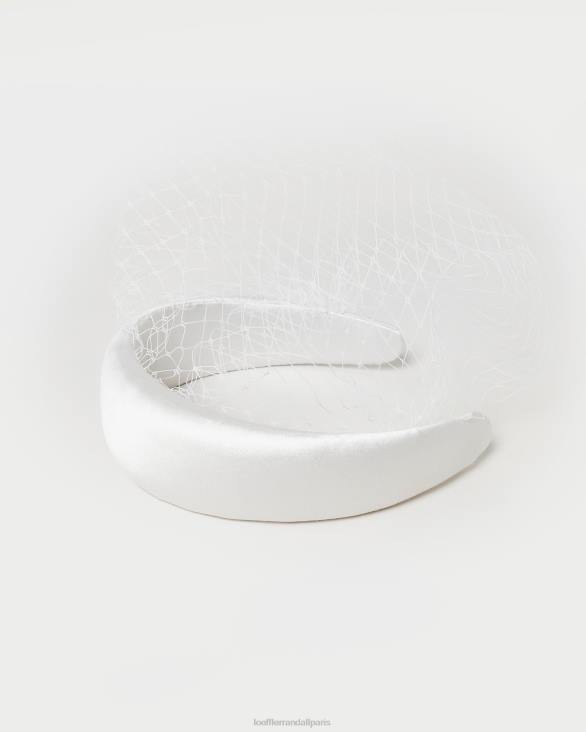femmes Loeffler Randall crème bandeau voilé Adora accessoires 8HL8149