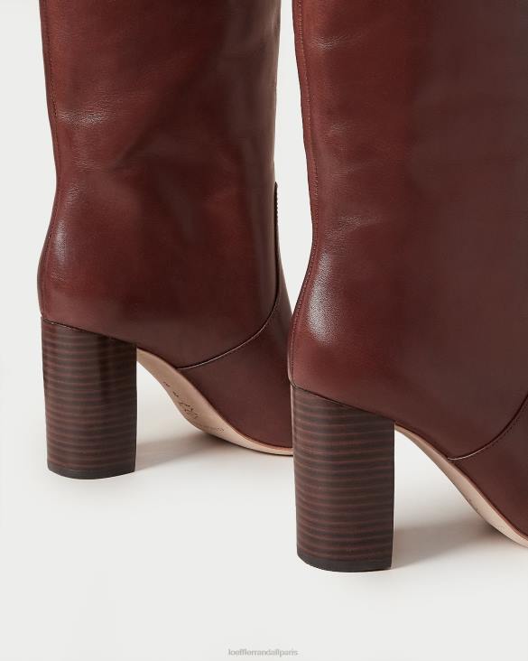 femmes Loeffler Randall Expresso botte haute dorée chaussures 8HL8285