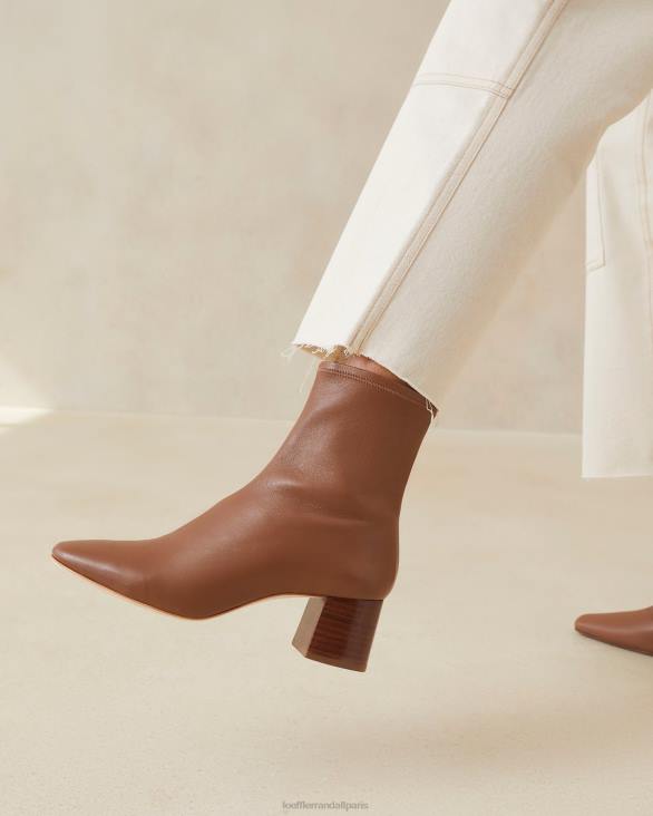 femmes Loeffler Randall gland bottine stretch à talon mi-haut alec chaussures 8HL8287