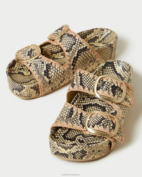 femmes Loeffler Randall os/rose sandale à semelle intérieure theo chaussures 8HL8113