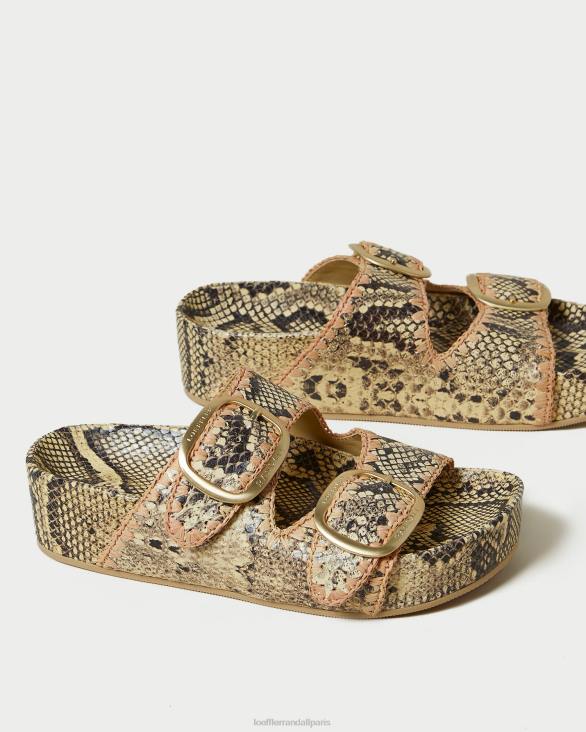 femmes Loeffler Randall os/rose sandale à semelle intérieure theo chaussures 8HL8113