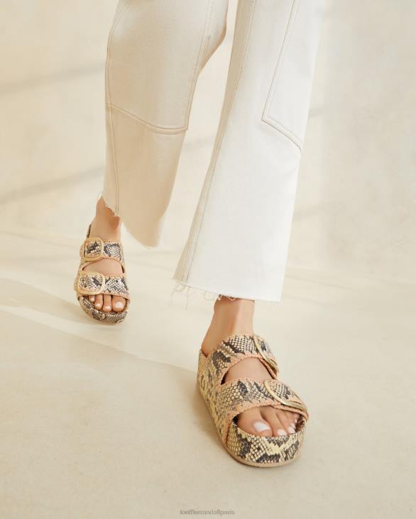 femmes Loeffler Randall os/rose sandale à semelle intérieure theo chaussures 8HL8113