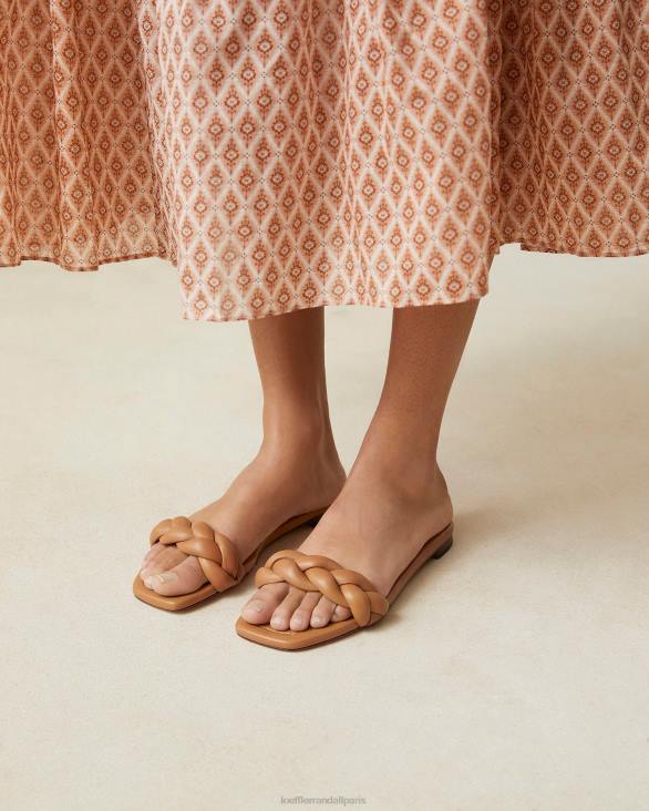 femmes Loeffler Randall sable foncé sandale tressée jackson chaussures 8HL8107