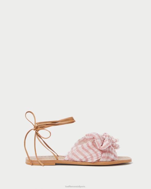 femmes Loeffler Randall vichy rose tendre toboggan à nœud pivoine chaussures 8HL8131