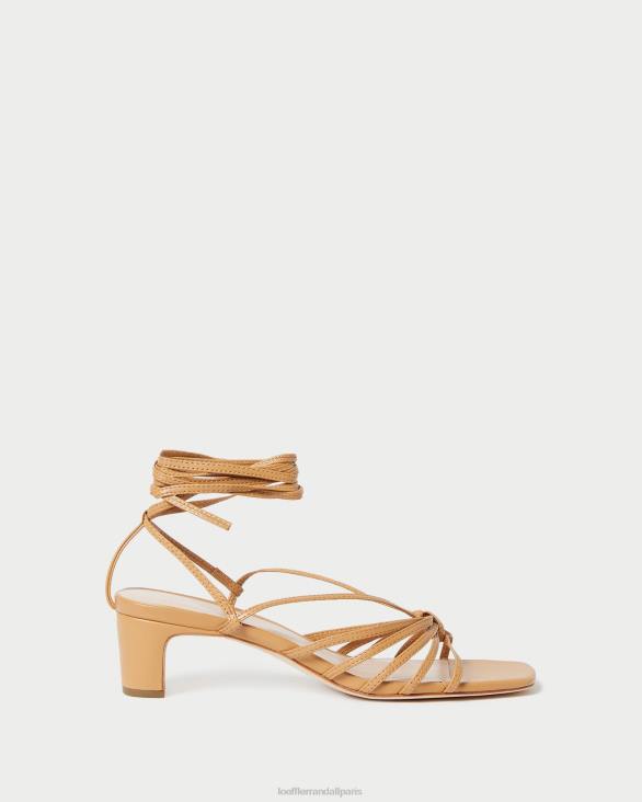 femmes Loeffler Randall Miel lola noeud à lacets mi-talon chaussures 8HL897