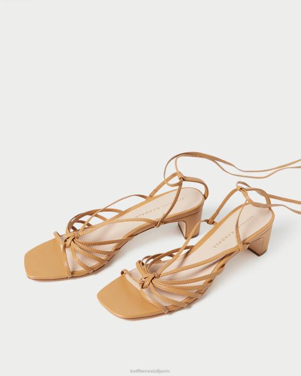 femmes Loeffler Randall Miel lola noeud à lacets mi-talon chaussures 8HL897