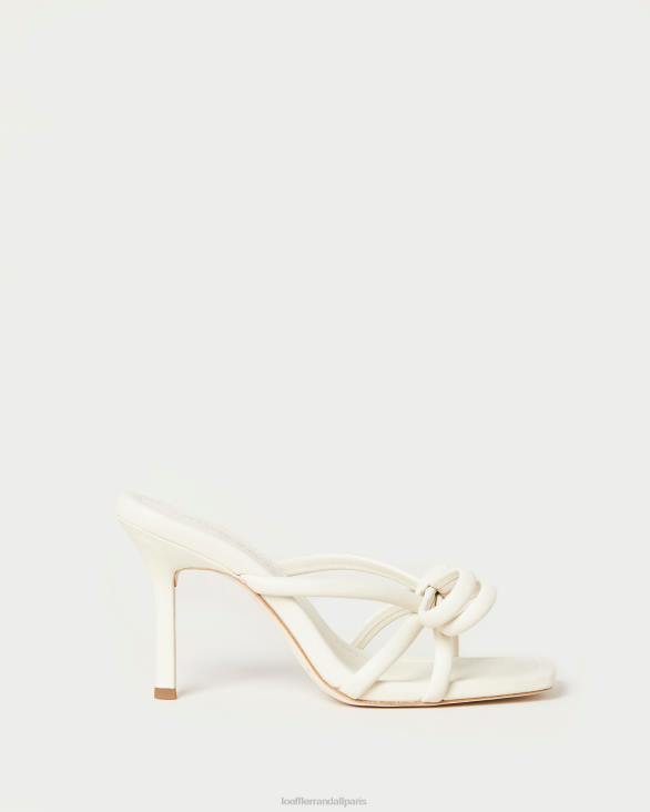 femmes Loeffler Randall blanc optique talon à nœud margi chaussures 8HL844