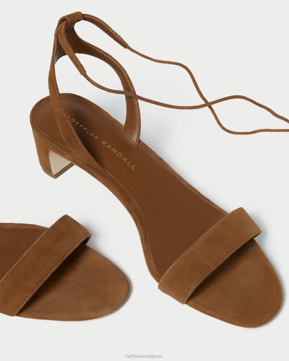 femmes Loeffler Randall cacao sandale à talon mi-haut jackie chaussures 8HL887