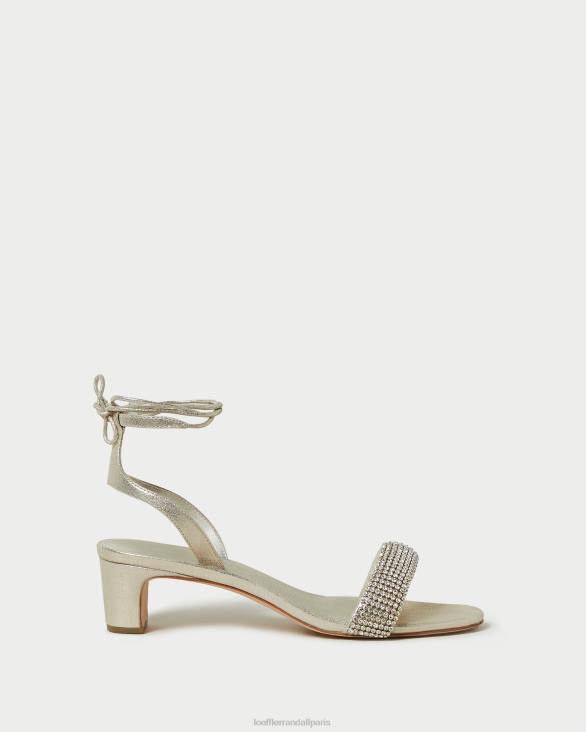 femmes Loeffler Randall cappuccino sandale à talon mi-haut jackie chaussures 8HL870