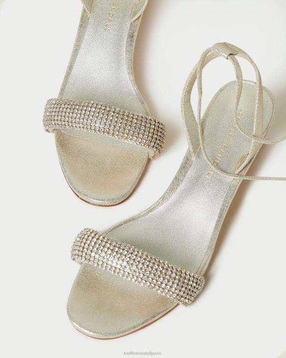 femmes Loeffler Randall cappuccino sandale à talon mi-haut jackie chaussures 8HL870