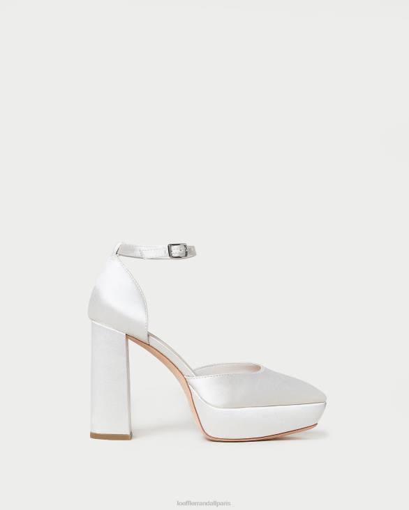 femmes Loeffler Randall crème plateforme fermée selina chaussures 8HL852