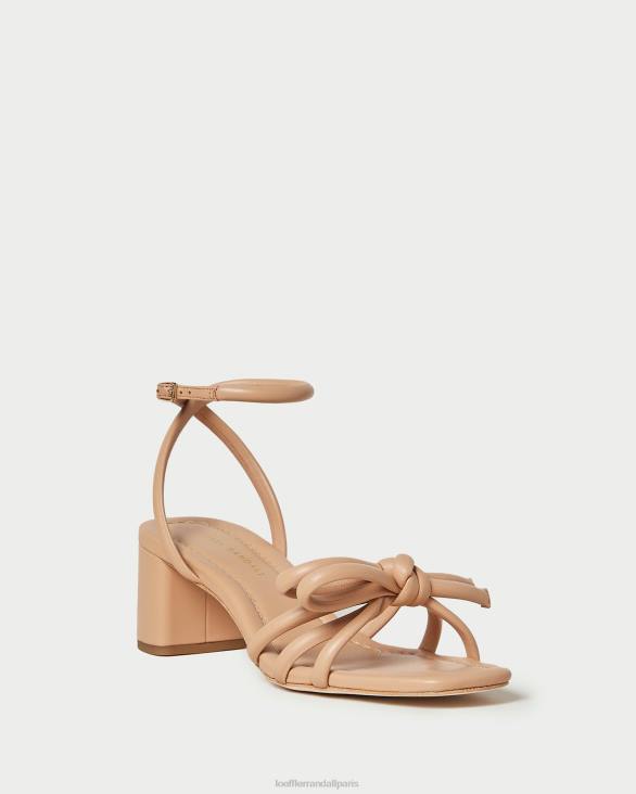 femmes Loeffler Randall dune sandale mikel à nœud et talon chaussures 8HL819