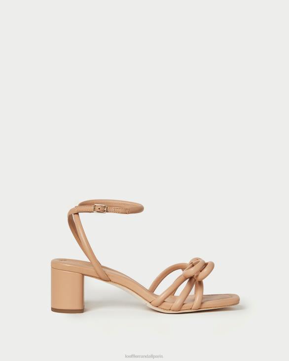 femmes Loeffler Randall dune sandale mikel à nœud et talon chaussures 8HL819