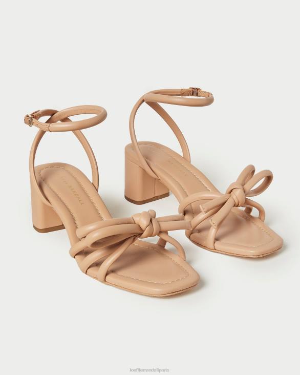 femmes Loeffler Randall dune sandale mikel à nœud et talon chaussures 8HL819