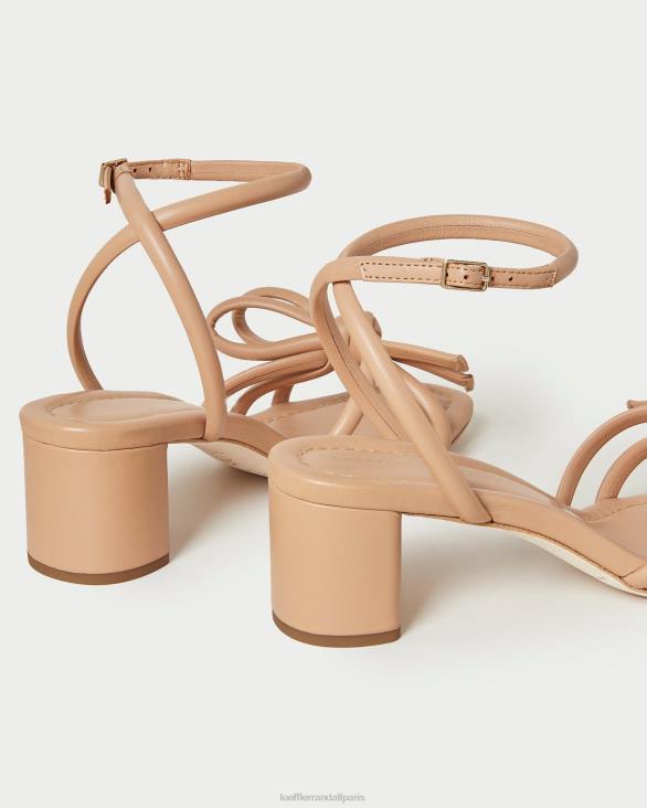 femmes Loeffler Randall dune sandale mikel à nœud et talon chaussures 8HL819