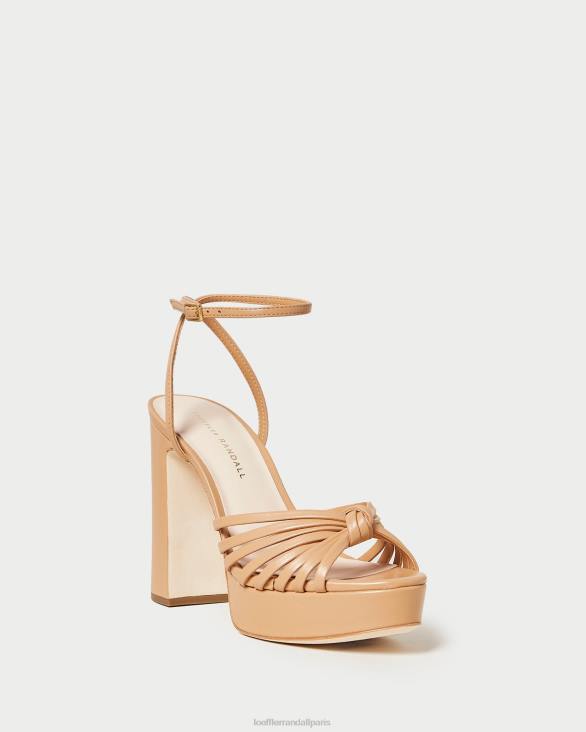 femmes Loeffler Randall dune sandale à plateforme à nœud rivka chaussures 8HL839