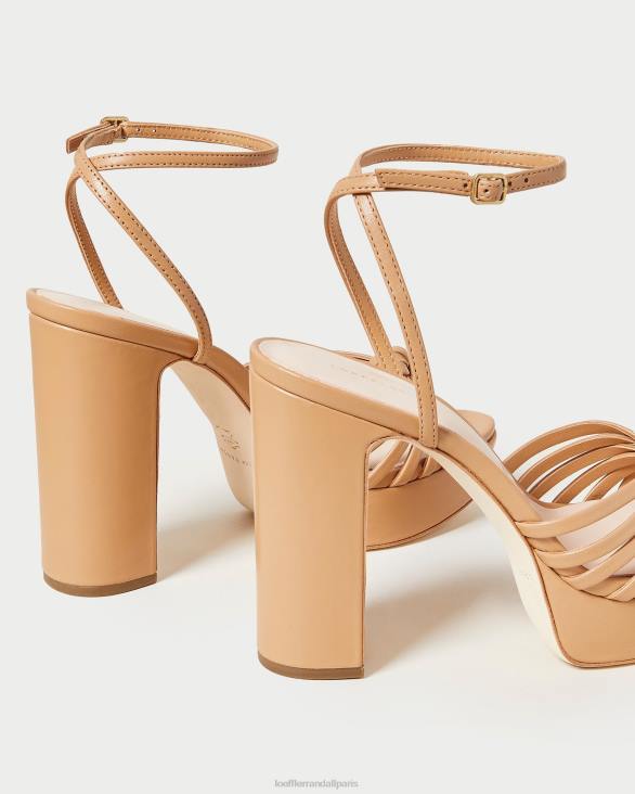 femmes Loeffler Randall dune sandale à plateforme à nœud rivka chaussures 8HL839