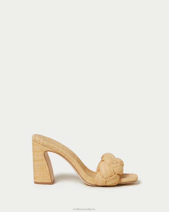 femmes Loeffler Randall naturel mule courbe tressée freya chaussures 8HL841