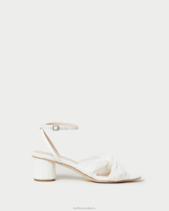 femmes Loeffler Randall perle talon torsadé plissé raegan chaussures 8HL833