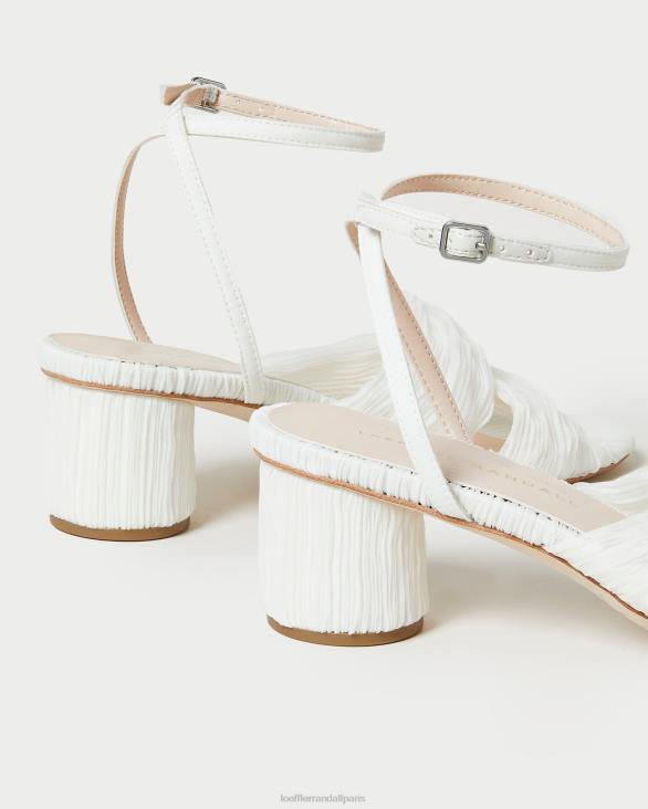 femmes Loeffler Randall perle talon torsadé plissé raegan chaussures 8HL833