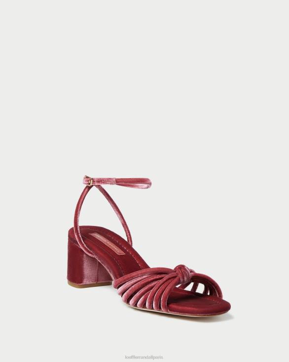 femmes Loeffler Randall thé rose nœud olivia mi-talon chaussures 8HL880