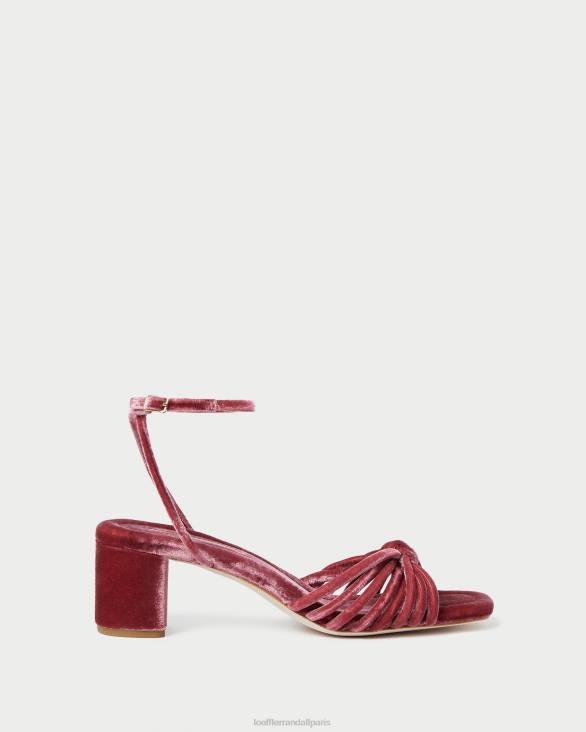 femmes Loeffler Randall thé rose nœud olivia mi-talon chaussures 8HL880