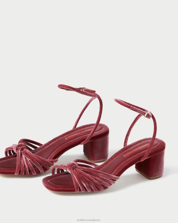 femmes Loeffler Randall thé rose nœud olivia mi-talon chaussures 8HL880