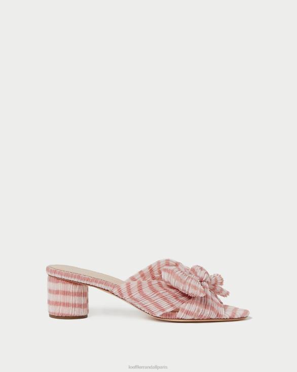 femmes Loeffler Randall vichy rose tendre talon à nœud emilia chaussures 8HL879