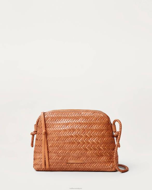 femmes Loeffler Randall Charpente sac à bandoulière tressé marron Mallory Sacs 8HL8324