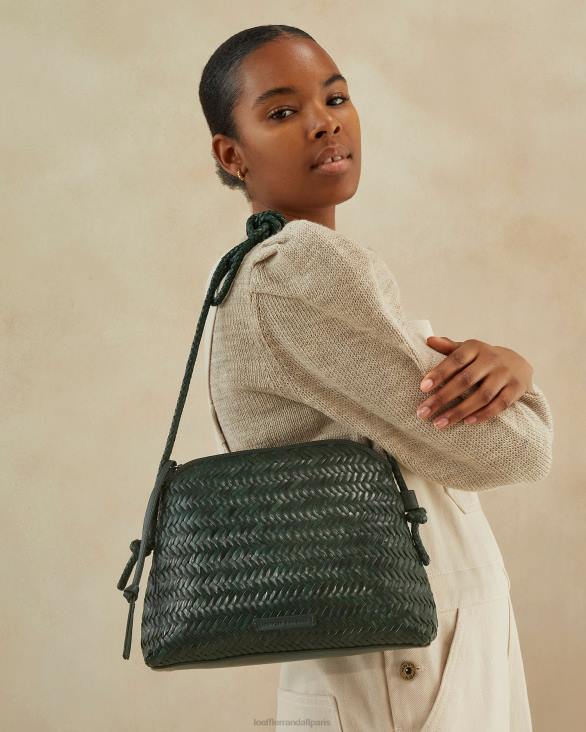 femmes Loeffler Randall forêt sac à bandoulière tissé Mallory Sacs 8HL8326