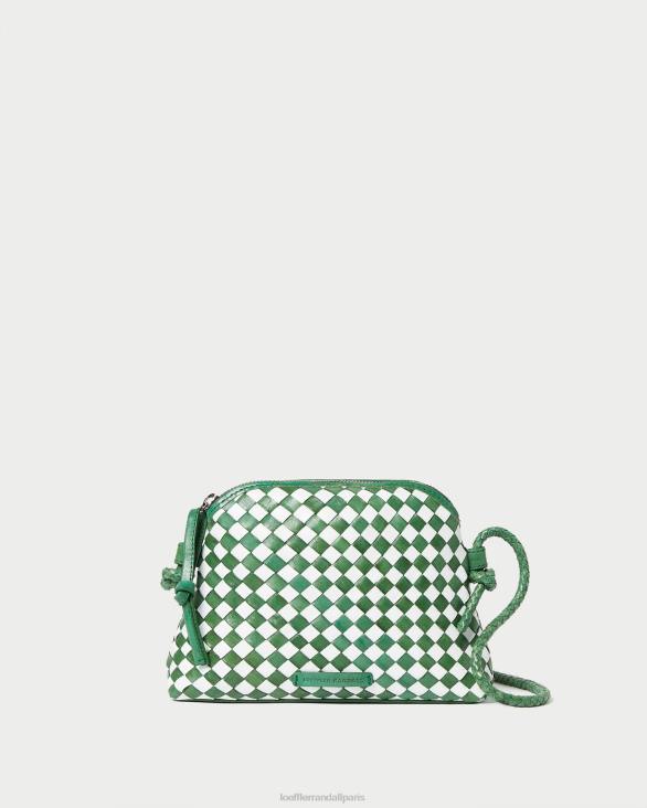 femmes Loeffler Randall émeraude brillant/blanc mini sac à bandoulière Marybeth Sacs 8HL8331