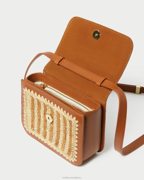 femmes Loeffler Randall naturel/marron/cognac sac à bandoulière au crochet Kenton Sacs 8HL8328