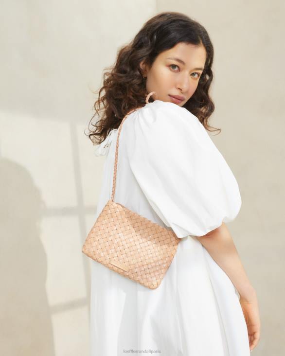 femmes Loeffler Randall sable du désert sac à bandoulière tissé marison Sacs 8HL8325