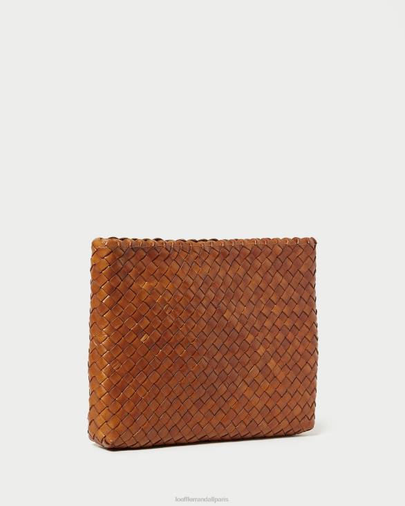 femmes Loeffler Randall Charpente pochette tissée plate Marissa Sacs 8HL8353