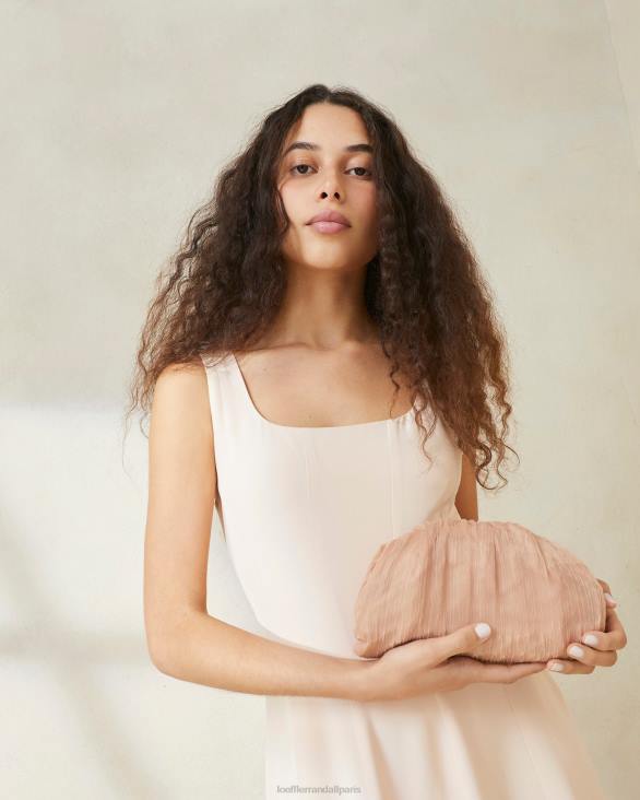 femmes Loeffler Randall beauté pochette dôme plissée Bailey Sacs 8HL8358