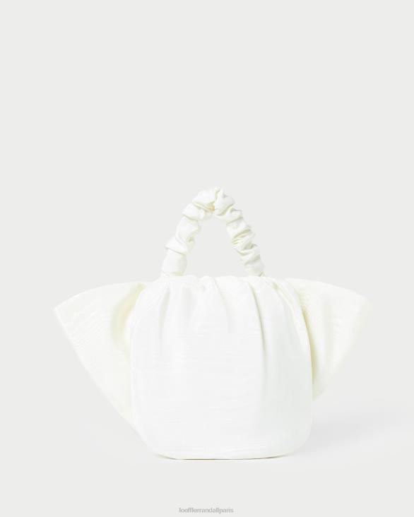 femmes Loeffler Randall crème pochette à petit nœud Sierra Sacs 8HL8396