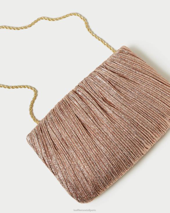 femmes Loeffler Randall dune pochette plissée plate brit Sacs 8HL8366