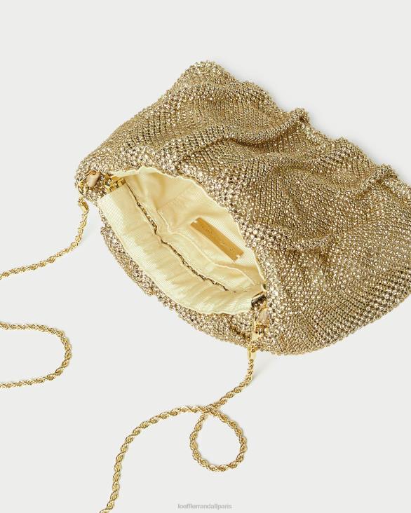 femmes Loeffler Randall foins pochette froncée à strass ember Sacs 8HL8385