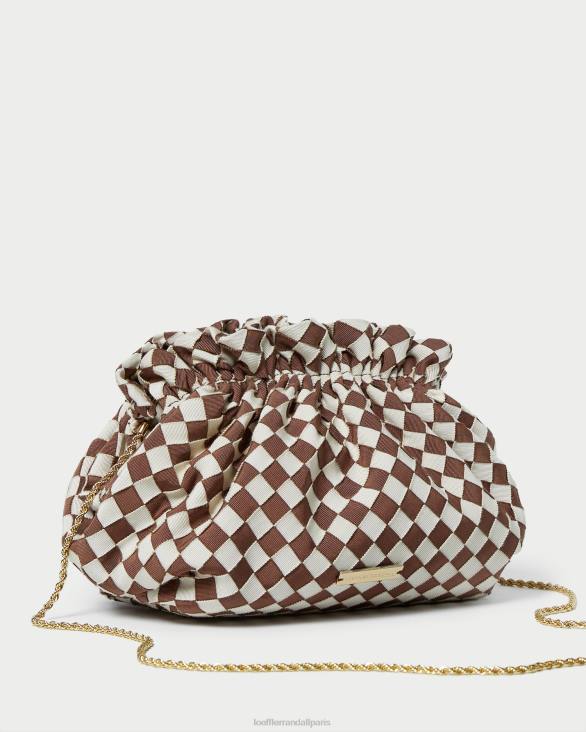 femmes Loeffler Randall marron/crème mini pochette Willa Sacs 8HL8383