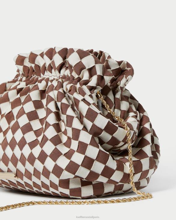 femmes Loeffler Randall marron/crème mini pochette Willa Sacs 8HL8383