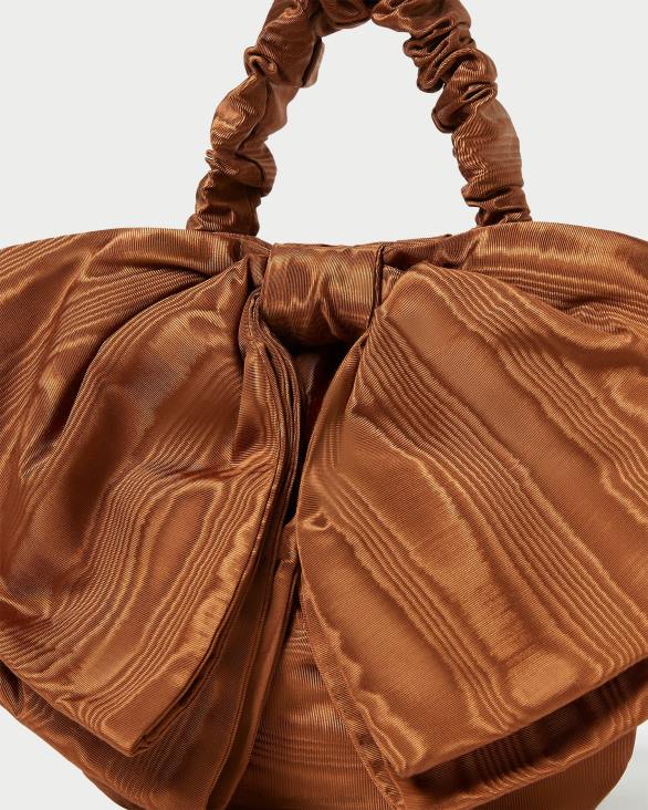femmes Loeffler Randall noix de muscade pochette à petit nœud Sierra Sacs 8HL8382