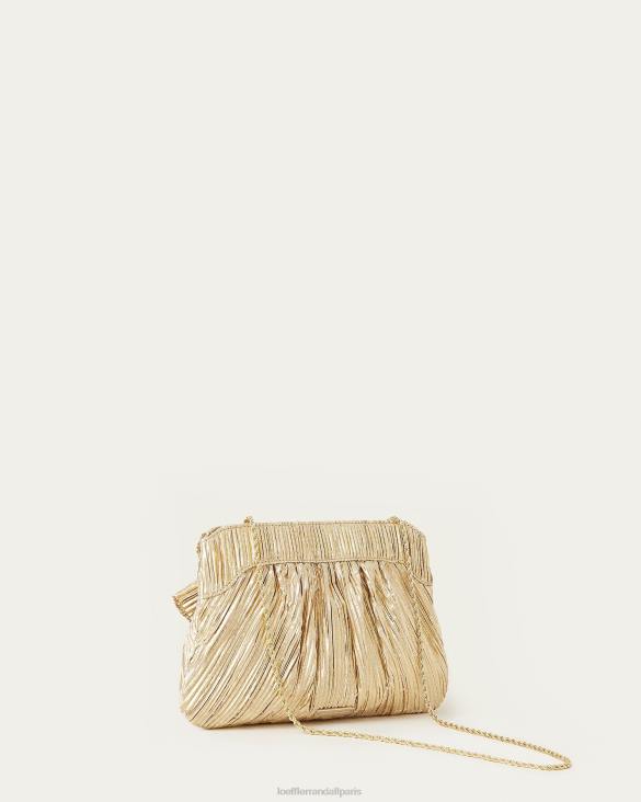 femmes Loeffler Randall or pochette à nœud Rayne Sacs 8HL8333