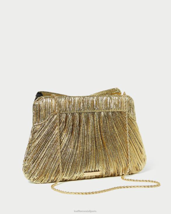 femmes Loeffler Randall oro pochette à nœud Rayne Sacs 8HL8384