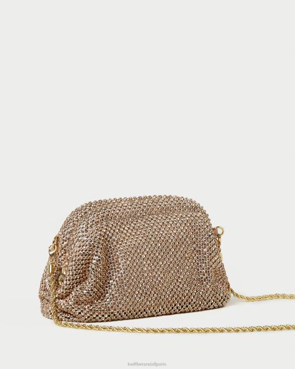 femmes Loeffler Randall pêche clair mini pochette doris à strass Sacs 8HL8369