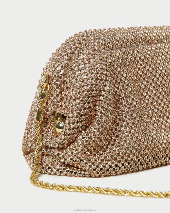 femmes Loeffler Randall pêche clair mini pochette doris à strass Sacs 8HL8369
