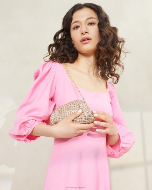 femmes Loeffler Randall pêche clair mini pochette doris à strass Sacs 8HL8369