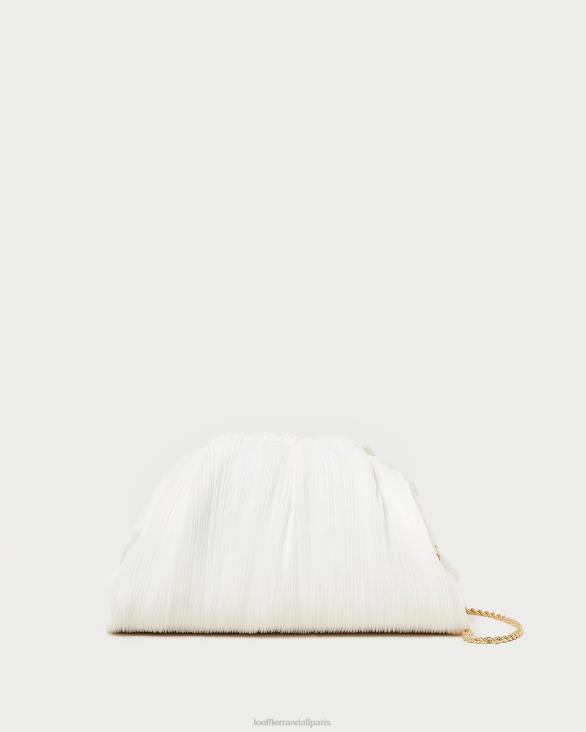 femmes Loeffler Randall perle pochette dôme plissée Bailey Sacs 8HL8360